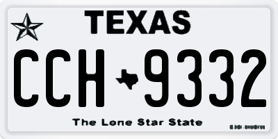 TX license plate CCH9332