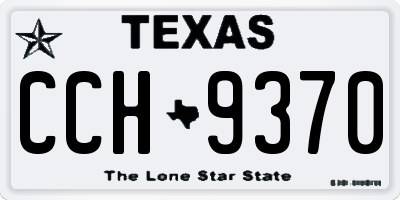 TX license plate CCH9370