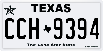 TX license plate CCH9394