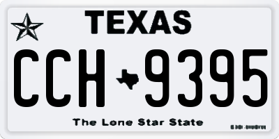 TX license plate CCH9395