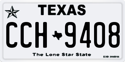 TX license plate CCH9408
