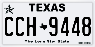 TX license plate CCH9448
