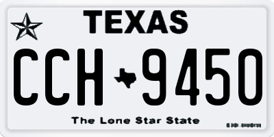 TX license plate CCH9450
