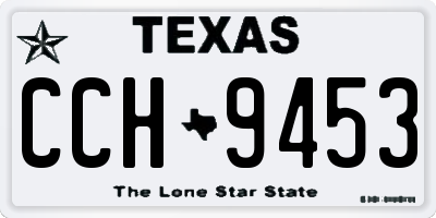 TX license plate CCH9453