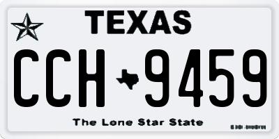 TX license plate CCH9459