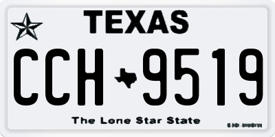 TX license plate CCH9519