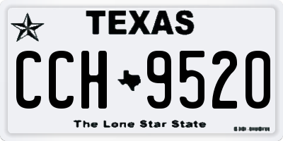TX license plate CCH9520