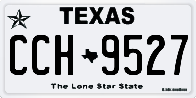 TX license plate CCH9527