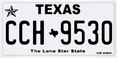TX license plate CCH9530