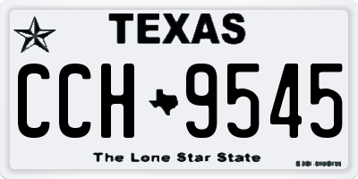 TX license plate CCH9545