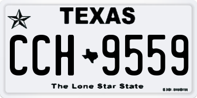 TX license plate CCH9559