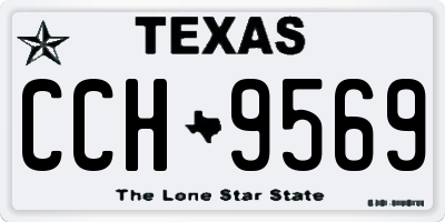 TX license plate CCH9569