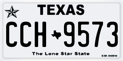 TX license plate CCH9573