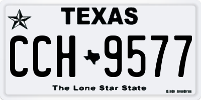 TX license plate CCH9577