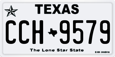TX license plate CCH9579