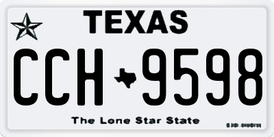 TX license plate CCH9598