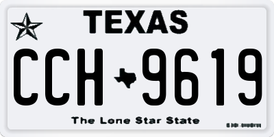 TX license plate CCH9619