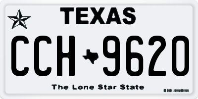 TX license plate CCH9620