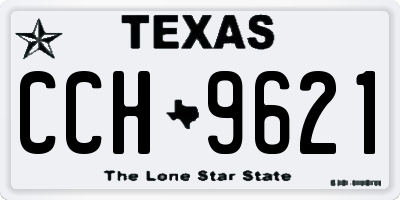 TX license plate CCH9621
