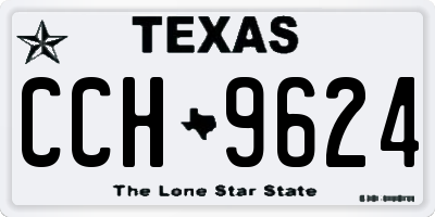 TX license plate CCH9624