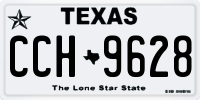 TX license plate CCH9628