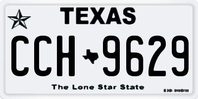 TX license plate CCH9629