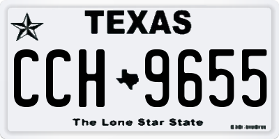 TX license plate CCH9655