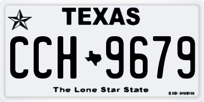 TX license plate CCH9679