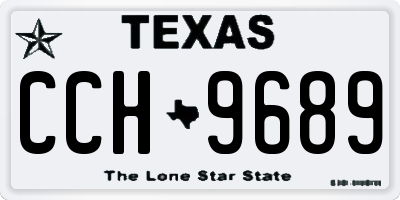 TX license plate CCH9689