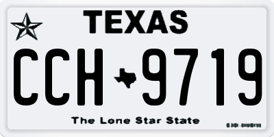 TX license plate CCH9719
