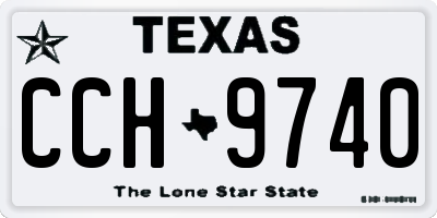 TX license plate CCH9740