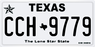 TX license plate CCH9779