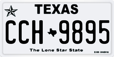 TX license plate CCH9895