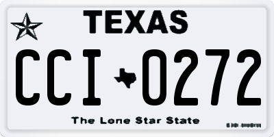 TX license plate CCI0272