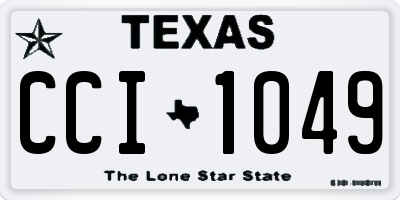 TX license plate CCI1049