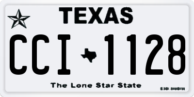 TX license plate CCI1128