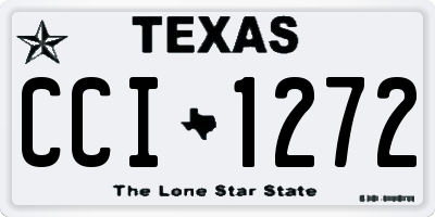 TX license plate CCI1272