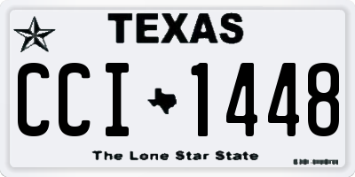 TX license plate CCI1448