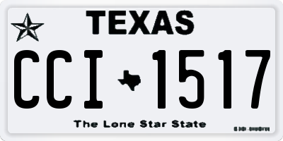 TX license plate CCI1517