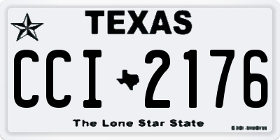 TX license plate CCI2176
