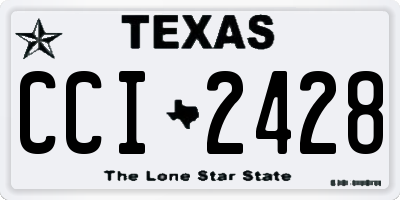 TX license plate CCI2428