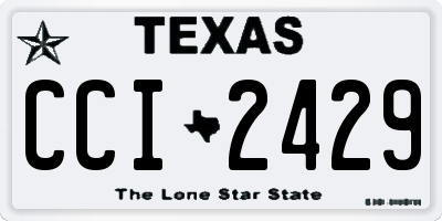 TX license plate CCI2429