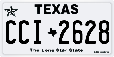 TX license plate CCI2628