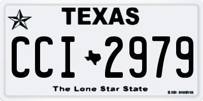 TX license plate CCI2979