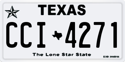 TX license plate CCI4271