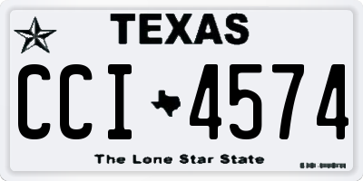 TX license plate CCI4574