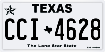 TX license plate CCI4628