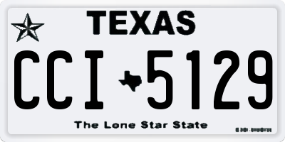 TX license plate CCI5129