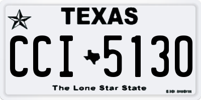 TX license plate CCI5130