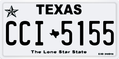 TX license plate CCI5155